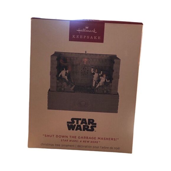 Star Wars: A New Hope " Shut Down the Garbage Mashers" Keepsake Ornament - Picture 1 of 3